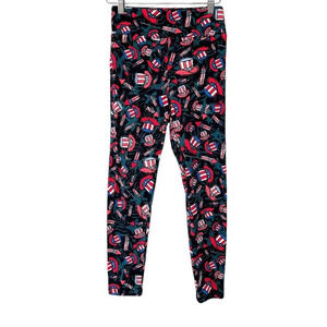 LuLaRoe Women's Uncle Sam 4th of July Patriotic America Leggings One Size 2-10